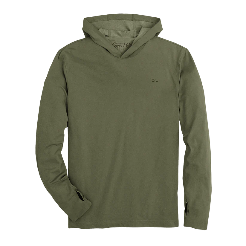 Core Hoodie in Olive by Over Under